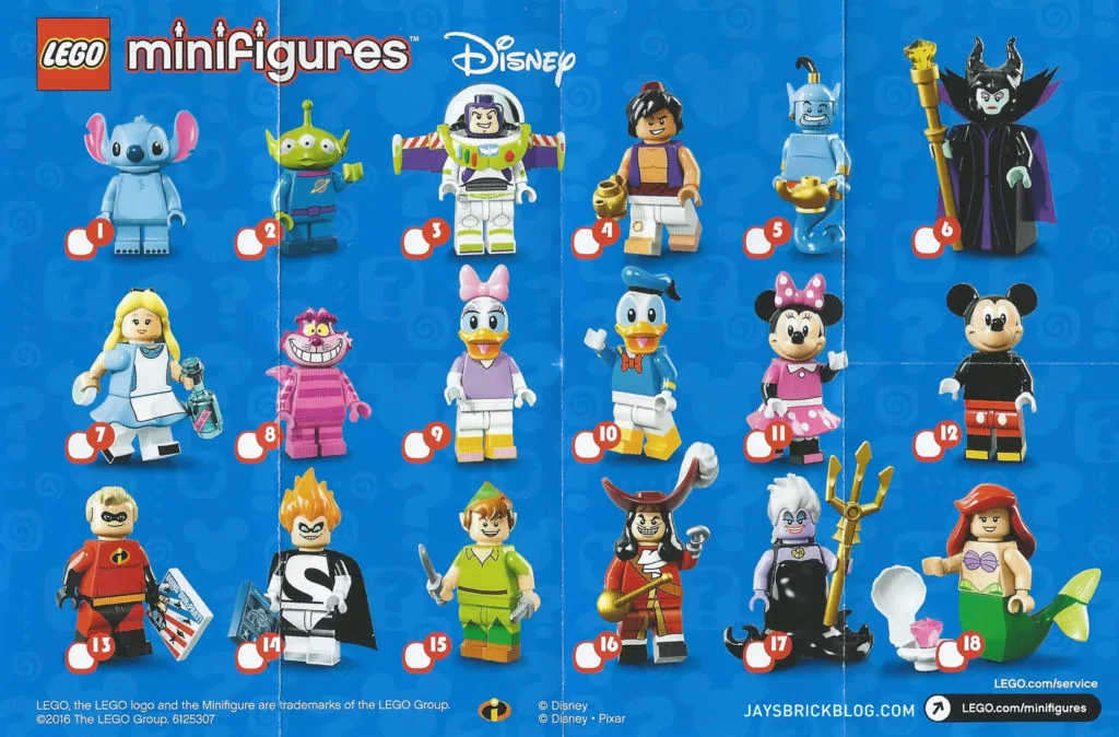 Lego disney minifigures discount series 3 rumors