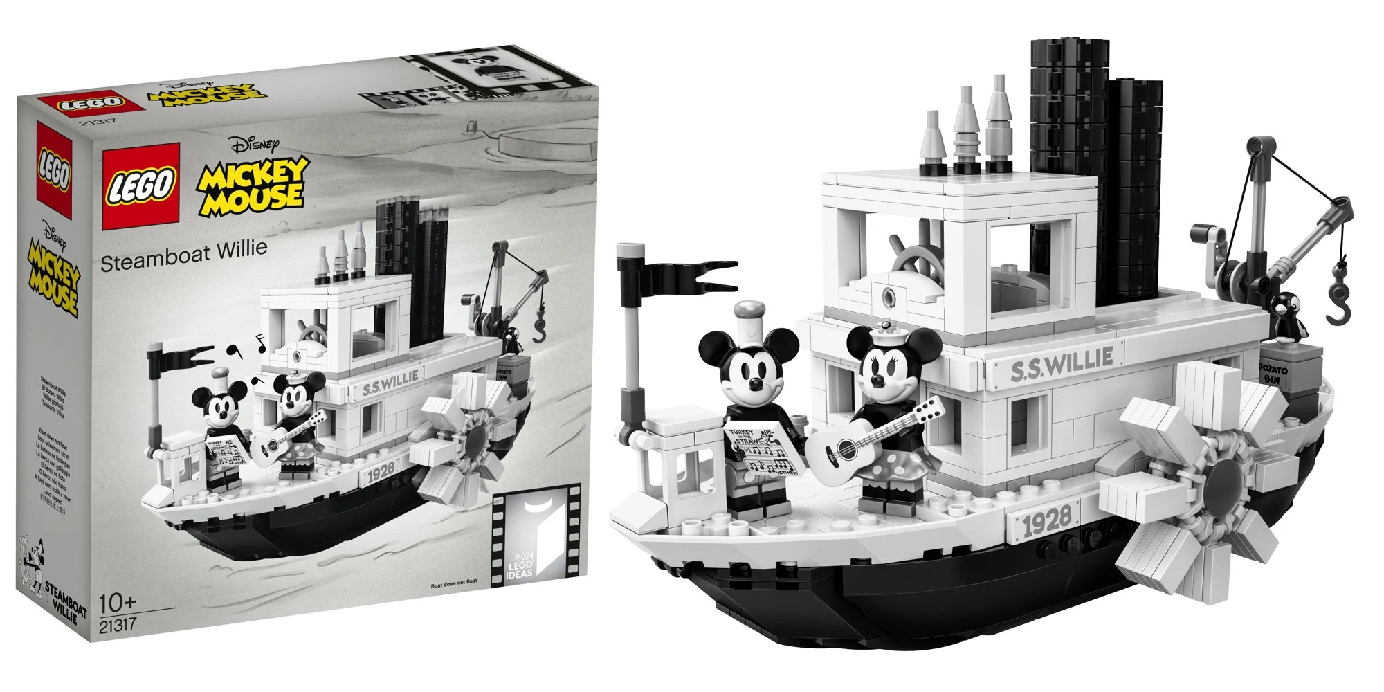 Best LEGO Disney sets - Steamboat Willie