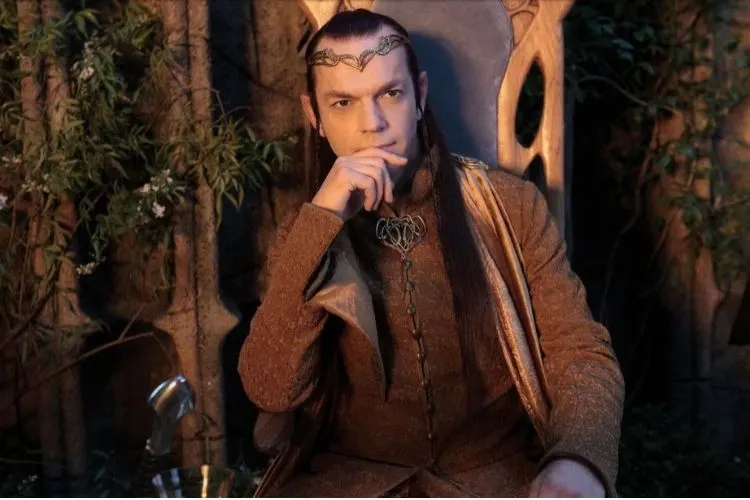 Hugo Weaving as Elrond in LOTR