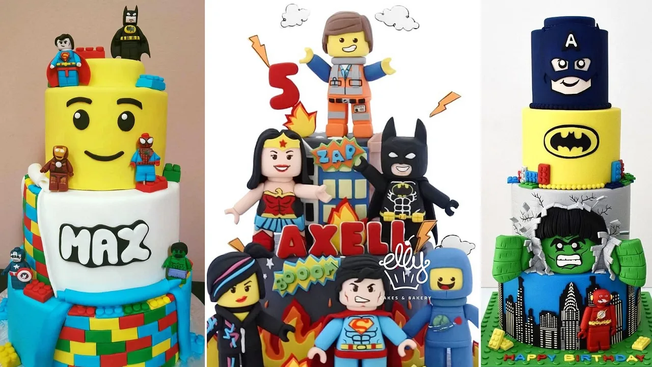 Three of the best LEGO cake design ideas