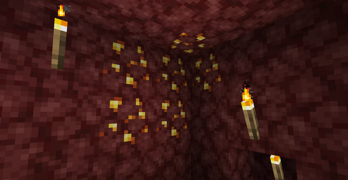 Nether Gold Ore Distribution For Minecraft 1.20