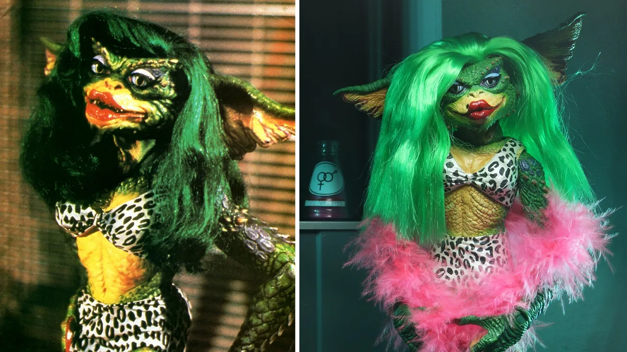 Two female Gremlins dressed as women