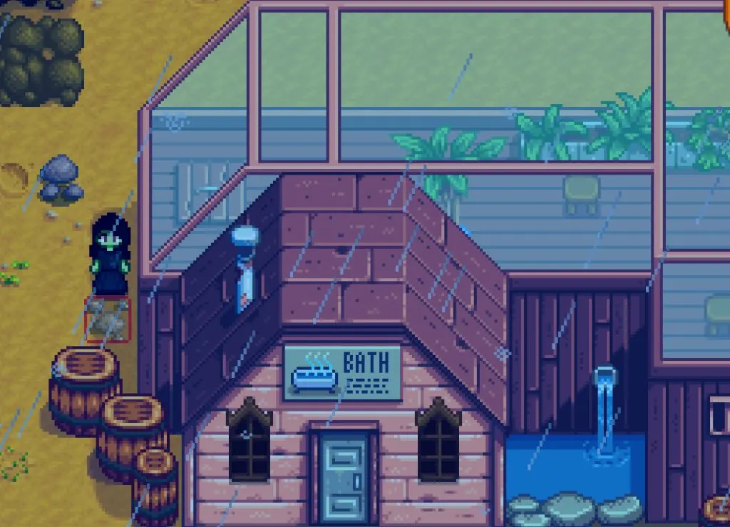 The Spa Location in Stardew Valley