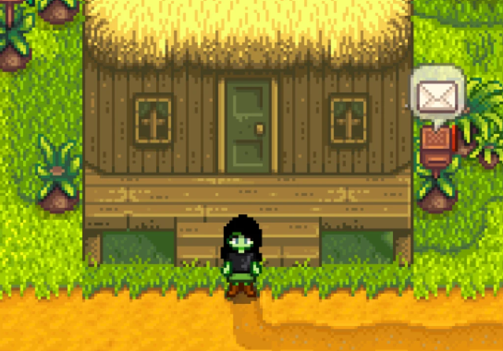 Character in the west Stardew Valley