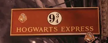Platform 9 and Three Quarters in Harry Potter