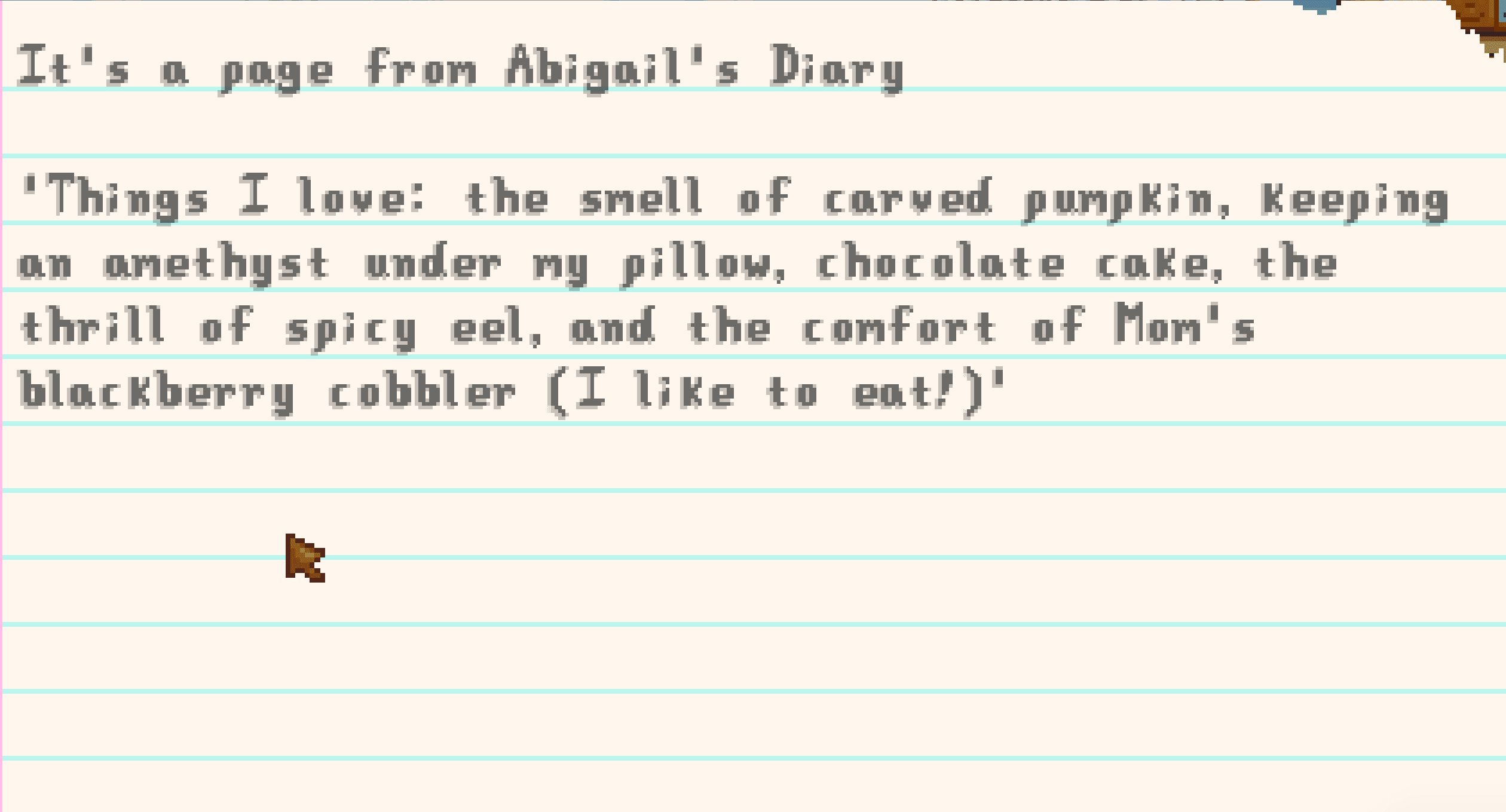 Secret Note 1 Stardew Valley