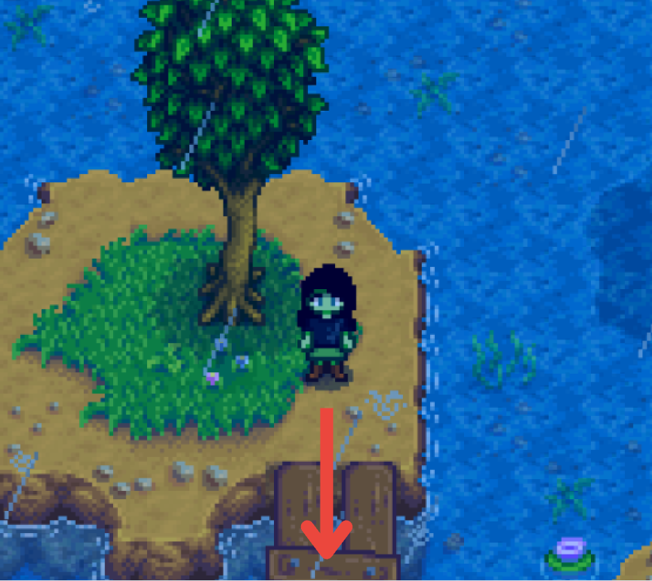 Step 6 of directions leading to Robin's Axe in Stardew Valley