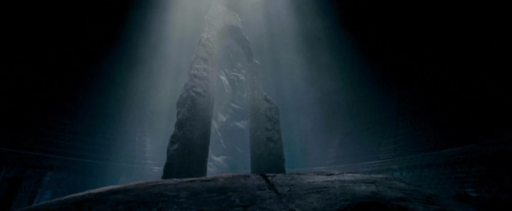 The Veil in the Death Chamber in Harry Potter