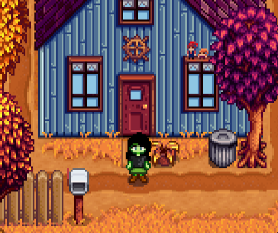 Arriving at Sam's House Stardew Valley