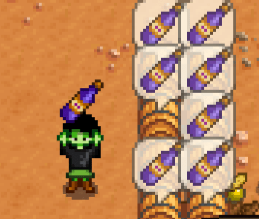 Player collecting artisan wine stardew valley