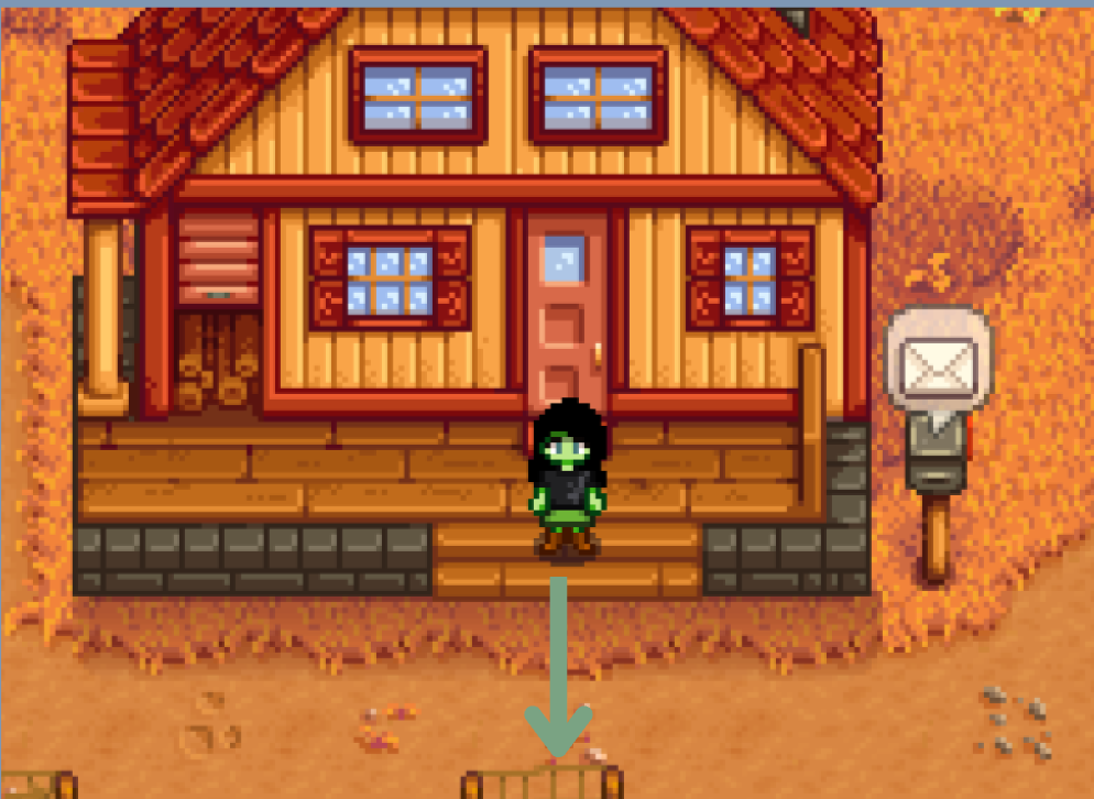 Step one to Haley's House Stardew Valley