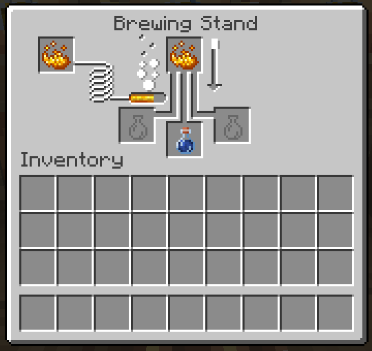 Crafting Pattern for an ordinary Potion of Strength