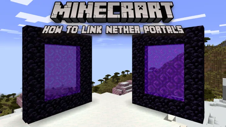 Two Nether Portals created together in the Overworld