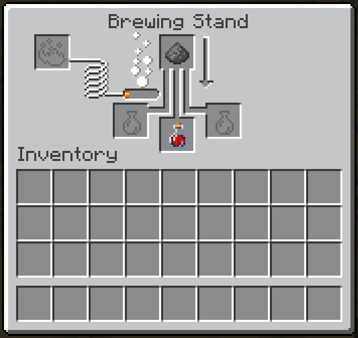 Brewing Pattern for Splash Potion of Healing